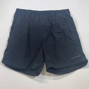Columbia PFG Mens Medium Black Omni-Shade Fishing Performance Shorts